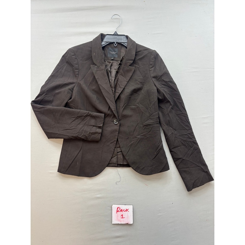 The Limited Collection Brown One Button Blazer Jacket Womens Size 6 Office Wear